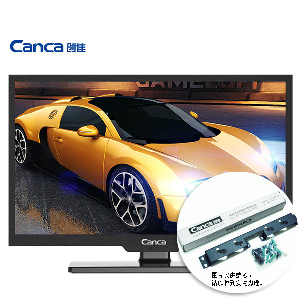 Free Shipping Canca 22inches TV Full HD HDMI/USB/AV/RF/VGA Multi-Interface Monitor Eyecare Elegant Narrow Support TV Box