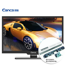 Free Shipping Canca 22inches TV Full HD HDMI/USB/AV/RF/VGA Multi-Interface Monitor Eyecare Elegant Narrow Support TV Box