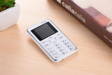 2017 New Unlocked Original M6 Ultra-thin Card Phone Children's Mobile Phone Bluetooth Dialer MP3 FM Pocket Mini Phone Mini