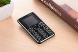 2017 New Unlocked Original M6 Ultra-thin Card Phone Children's Mobile Phone Bluetooth Dialer MP3 FM Pocket Mini Phone Mini