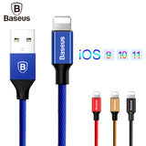 For iPhone Cable Baseus Fast Data Charging USB Cable For iPhone 8 7 6 6s Plus 5 5s SE iPad Air Mini Charger Mobile Phone Cables