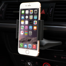 Powstro Car CD DVD Port Mobile Phone Stand 360 Degree Rotation Car Navigation Mobile Phone Holder Support 2.2-3.9 inch phone