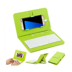 Wired Keyboard Flip Holster Case For Andriod Mobile Phone