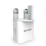 USAMS 2 Ports USB Charger 5V 2.4A totally EU/UK  Standard Mobile Phone Universal USB Travel Wall Charger for iPhone Samsung