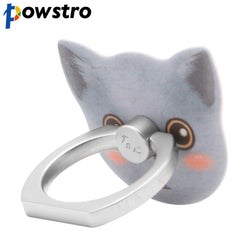 Powstro Mobile Phone Stand 360 Finger Ring Desk Finger Ring Holder Smartphone Mobile Phone Stand For iphone Samsung HTC