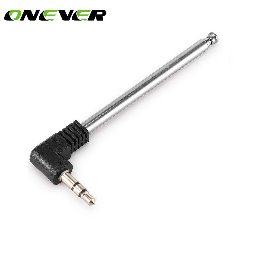 Onever New 3.5mm FM Radio Antenna Retractable Aerial for Auto Car Mobile Phone