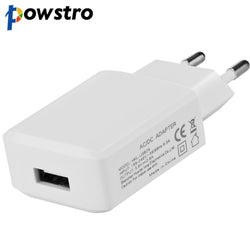 Powstro 5V 2A EU Plug USB Universal Wall Charger Mobile Phone Charger Travel Adapter For iPhone Samsung iPad Smart Mobile Phone