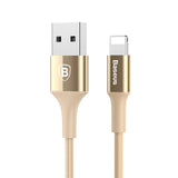 Baseus LED Lighting USB Cable For iPhone 8 6 7 Fast Charging Cable For iPhone iPad USB Charger Cable Mobile Phone Charger Cable