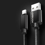 Joyroom USB Cable For iPhone 7 ios 1m 2m LED Charger Data Cable For iPhone 7 6 6S Plus 5 5S  iPad Mobile Phone Cables
