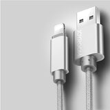 Joyroom USB Cable For iPhone 7 ios 1m 2m LED Charger Data Cable For iPhone 7 6 6S Plus 5 5S  iPad Mobile Phone Cables