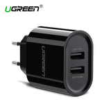 Ugreen 17W Fast USB Charger Dual USB Wall Charger Adapter Universal Mobile Phone Charger for iPhone 8 Samsung S8 Tablet Charger