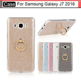 JURCHEN Case For Samsung Galaxy J7 2016 J710 J710F J7108 J7109 Soft Flash Glitter Back Cover For Samsung J7 2016 Case Silicone