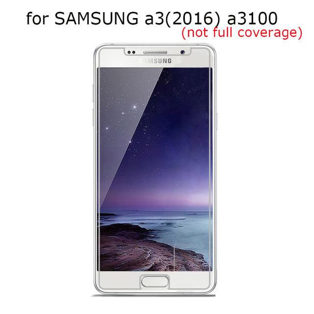 0.3mm 2.5D Tempered Glass For Samsung Galaxy A310 A510 J120 J320 J510 J710 S3 S4 S5 mini S6 A3 A5 J1 J3 J5 J7 2016 Phone Case )*